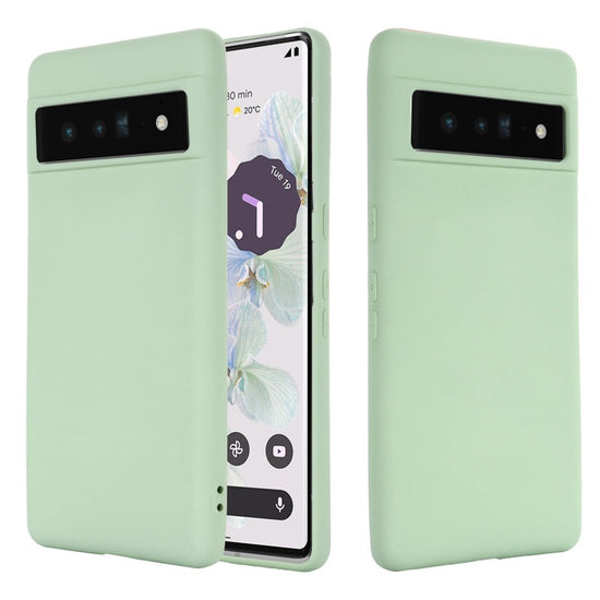 Slim Matte Candy Color Silicone Phone Case For Google Pixel 7 Pro 6 Pro 6A 7A Silicone Back Cover Case