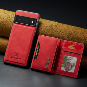 Luxury Detachable Magnetic Leather Wallet Case Card Holder Phone Stand For Google Pixel 7 Pro Magnet Book Flip Cover Purse Bags