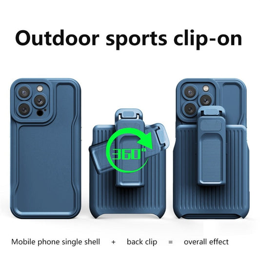 2 in 1 Backpack Clip Stand Holder Phone Case For iPhone 14 13 12 11 Pro Max 14 Plus Outdoor Carrying Shockproof Protection Cover