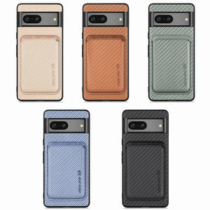 Phone Case For Google Pixel 7 Pro Cover With Magnetic Back Card Bag PU TPU Protective Case For Google Pixel 7 Pro Phone Shell