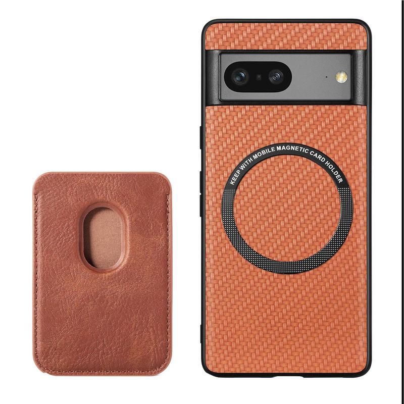 Phone Case For Google Pixel 7 Pro Cover With Magnetic Back Card Bag PU TPU Protective Case For Google Pixel 7 Pro Phone Shell