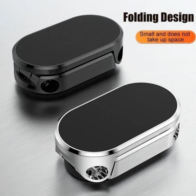 Magnetic Car Phone Holder Foldable Magnetic Phone Mount Multi-Functional 360° Rotation Desk Phone Holder Car Dashboard Bracket