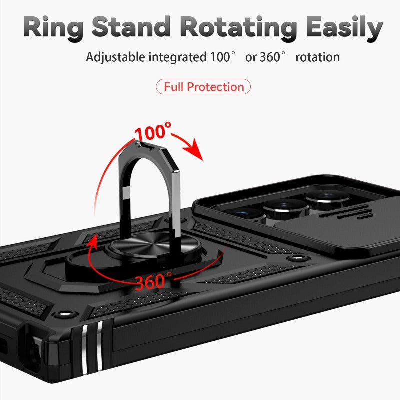 Military Grade Heavy Duty Protective Phone Case With Magnetic Holder For Samsung S23/S23 Plus/S23 Ultra
