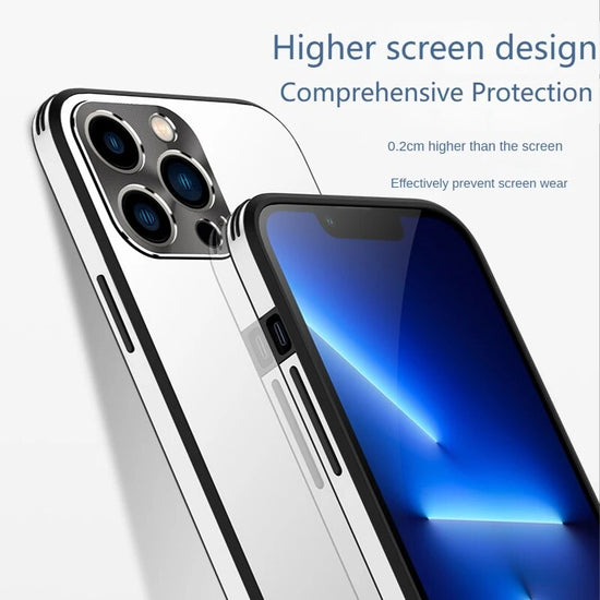 Luxury High quality Matte Aurora Phone Case For iPhone 14 13 12 11 Pro Max Metal Lens protection Shockproof Hard Bumper Cover