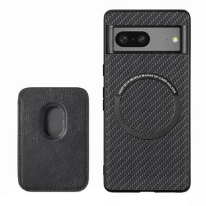 Phone Case For Google Pixel 7 Pro Cover With Magnetic Back Card Bag PU TPU Protective Case For Google Pixel 7 Pro Phone Shell