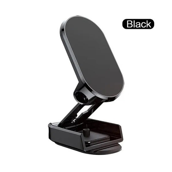 Magnetic Car Phone Holder Foldable Magnetic Phone Mount Multi-Functional 360° Rotation Desk Phone Holder Car Dashboard Bracket