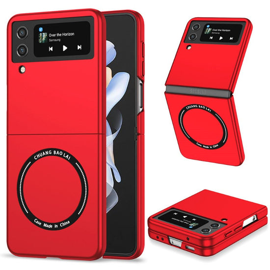  Wireless Charging Mobile Phone Shell With Folding Screen, Suitable For Samsung Galaxy Z Flip 4 3 Skin Feel Camera Protection Cover For Samsung Galaxy Z Fold 4 3  Brand Name: Relaxtoo