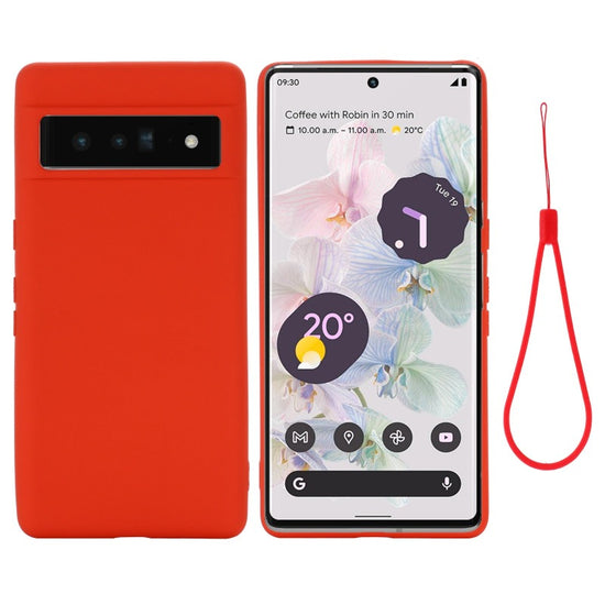Slim Matte Candy Color Silicone Phone Case For Google Pixel 7 Pro 6 Pro 6A 7A Silicone Back Cover Case