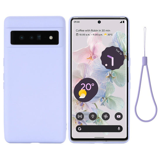 Slim Matte Candy Color Silicone Phone Case For Google Pixel 7 Pro 6 Pro 6A 7A Silicone Back Cover Case
